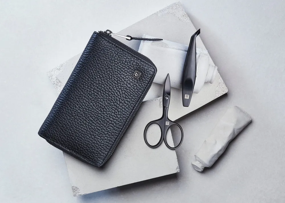 ZWILLING Beauty Hand & Fuß|Zwilling Maniküre Pediküre Set 5 tlg. mit Nagelschere schwarz